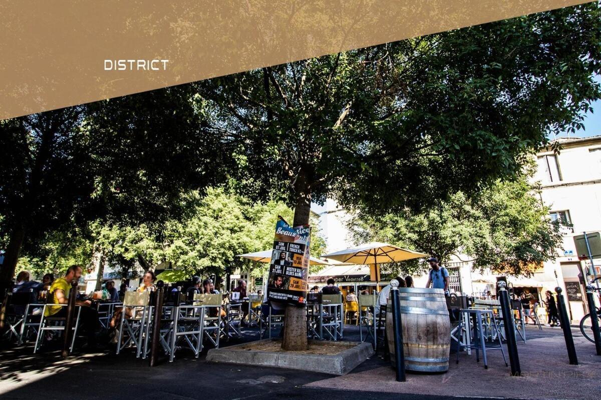 L'Amoureux - Terrasse Et Climatisation Coeur De Ville Montpellier Eksteriør billede