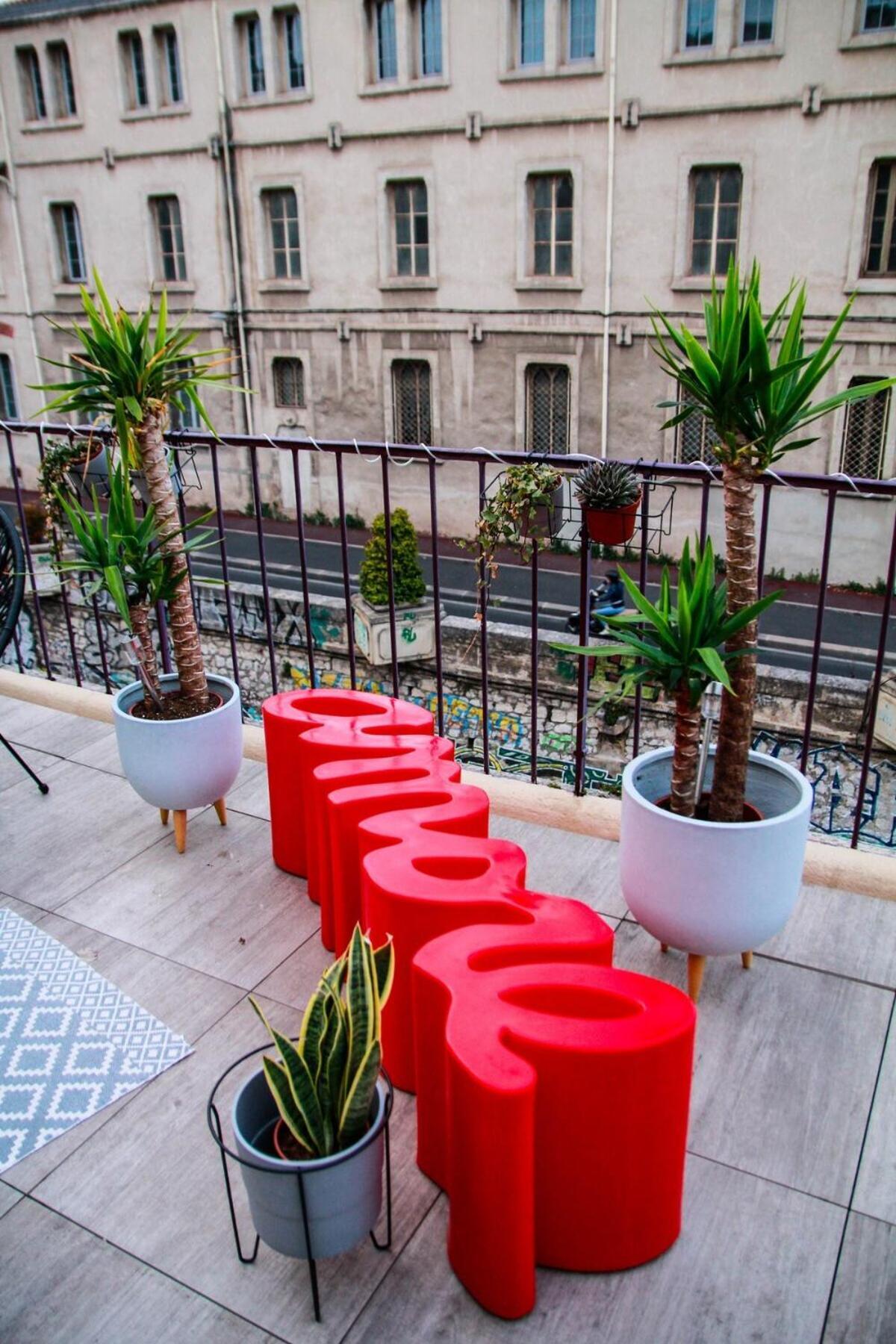 L'Amoureux - Terrasse Et Climatisation Coeur De Ville Montpellier Eksteriør billede